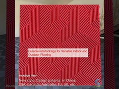 Interligações duráveis para pavimentos interiores e exteriores versáteis