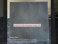 Chapas de garagem resistentes ao deslizamento