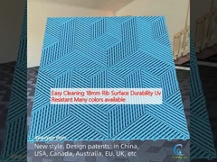 Fácil de limpar 18 mm superfície da costela Durabilidade UV resistente Muitas cores disponíveis