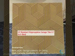 azulejos de garagem de polipropileno resistente a UV preto