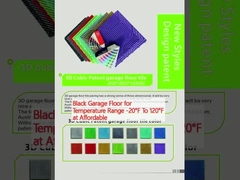 Pavimento de garagem preto para a faixa de temperatura de -20°F a 120°F a preços acessíveis