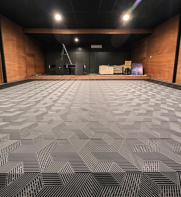 3D Interlocking Vinyl Floor Tiles Garage 0,7 polegadas de espessura ASTM D2047