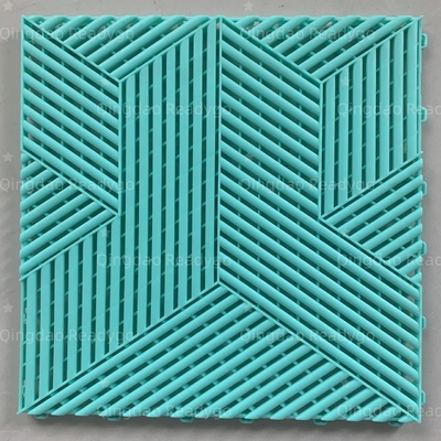 Fabrica pronta 3D azulejos de piso de garagem cúbico