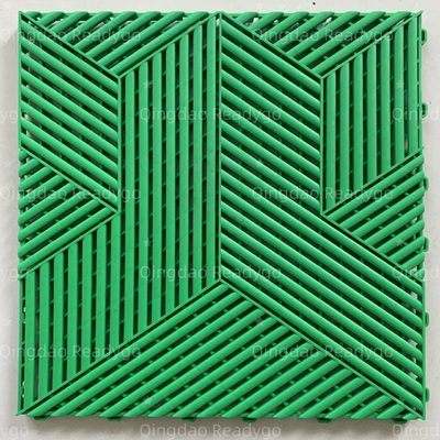 Readygo Força grelha de carro azulejos de plástico modular interlocking azulejos de piso de garagem PP