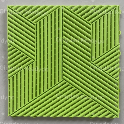 Fábrica 3D de piso de garagem de PP cúbico Antiderrapante Interlocking de drenagem de garagem azulejos de piso