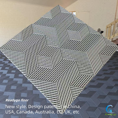 Resistência ao impacto de telhas de piso de garagem