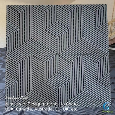 Anti-derrapante Interlocking Garage Tile 25000lbs Interlocking tapetes para garagem