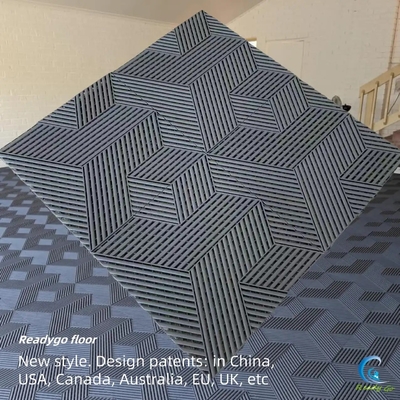 3D PP garagem telha de chão para temperaturas extremas