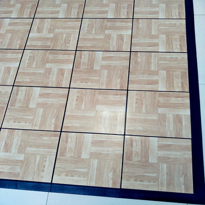 300x300mm azulejos piso de dança Polipropileno piso de dança exterior azulejos