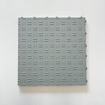 Chapas de piso de polipropileno antiderrapante 400x400mm Chapas de diamante True Lock