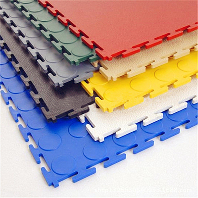 Chapas de garagem coloridas de 6,5 mm Chapas de piso de PVC para garagem