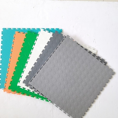 Matas de piso de garagem de PVC antiderrapante 498*498mm