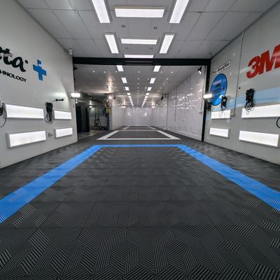 azulejos de piso de garagem de polipropileno