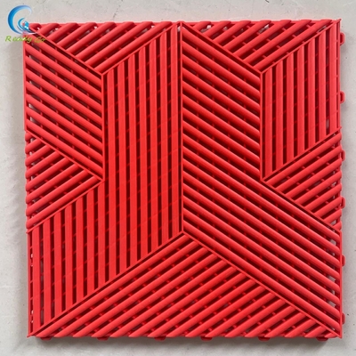 Tri-Dimensional Superfície garagem piso telha resistente a UV 0,7 polegadas espessura para piso duradouro