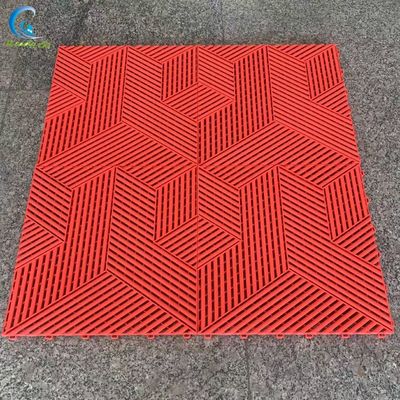 Clique Instalação Interlocking Garage Tile UV estabilizado exterior piso durável