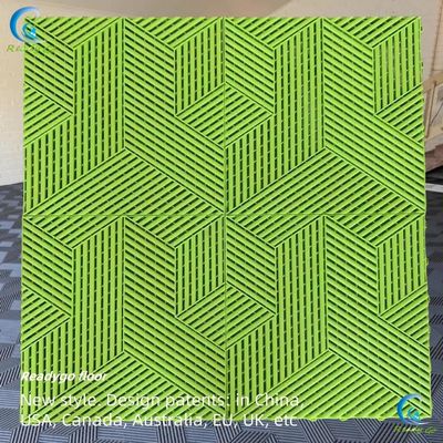 Clique no sistema de instalação da telha para piso de garagem 620g/peça para reformas de garagem